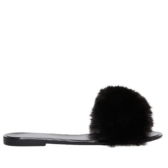 STEVE MADDEN Black Fritzie Slide NWT - Picture 2 of 8